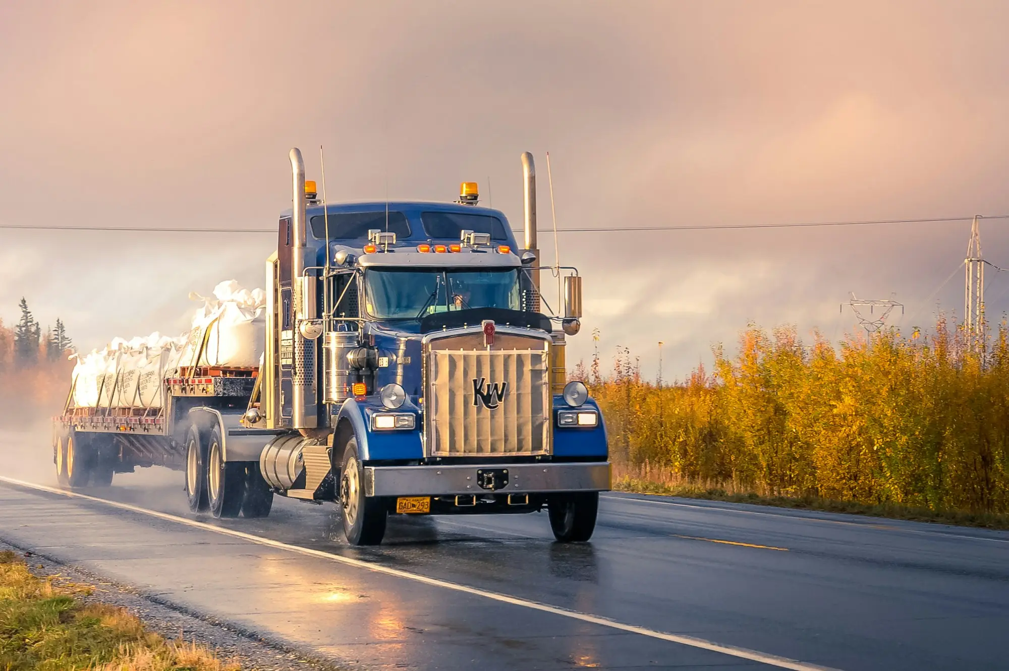 Truck depot driver in an Australian small business setting
