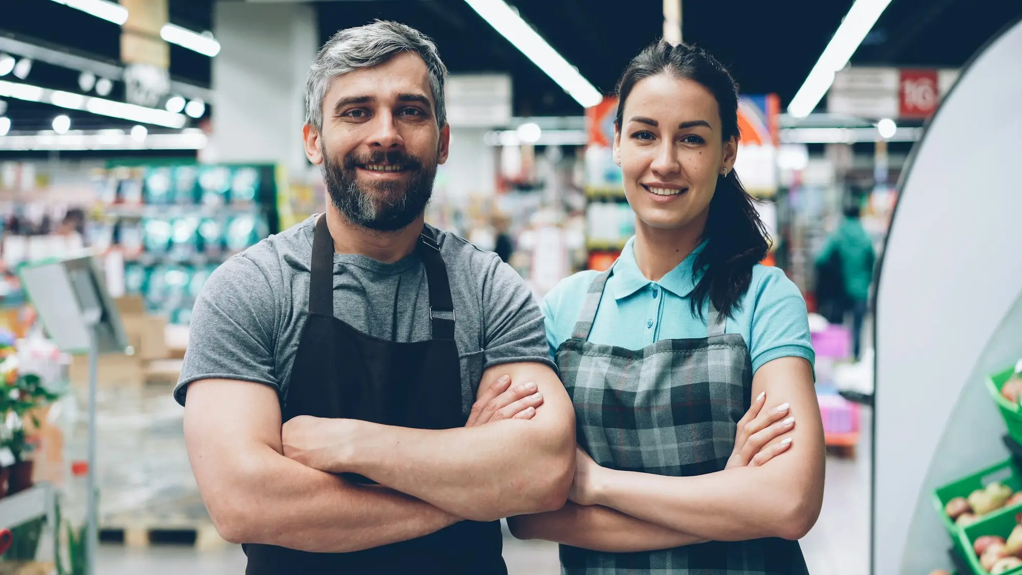 Business owner shopfront in an Australian small business setting