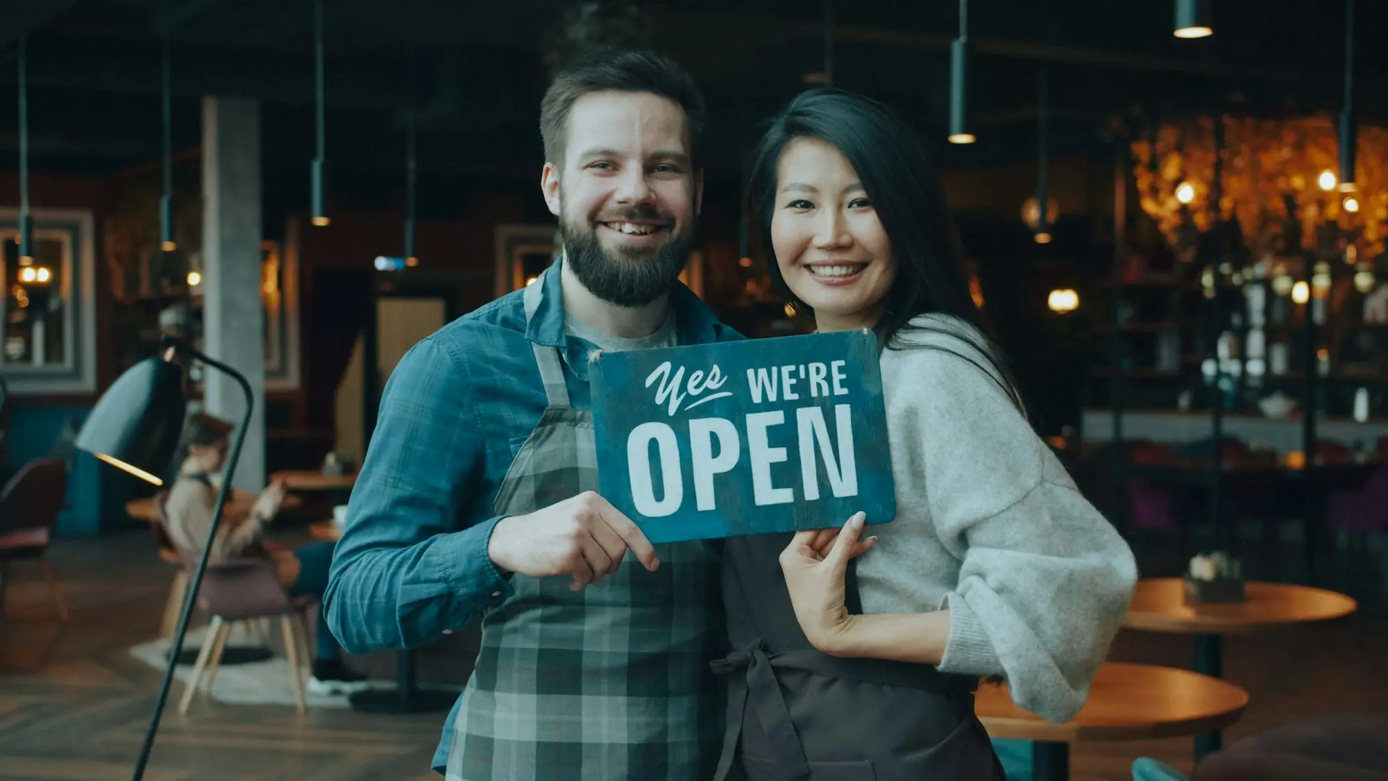 Owner shopfront in an Australian small business setting